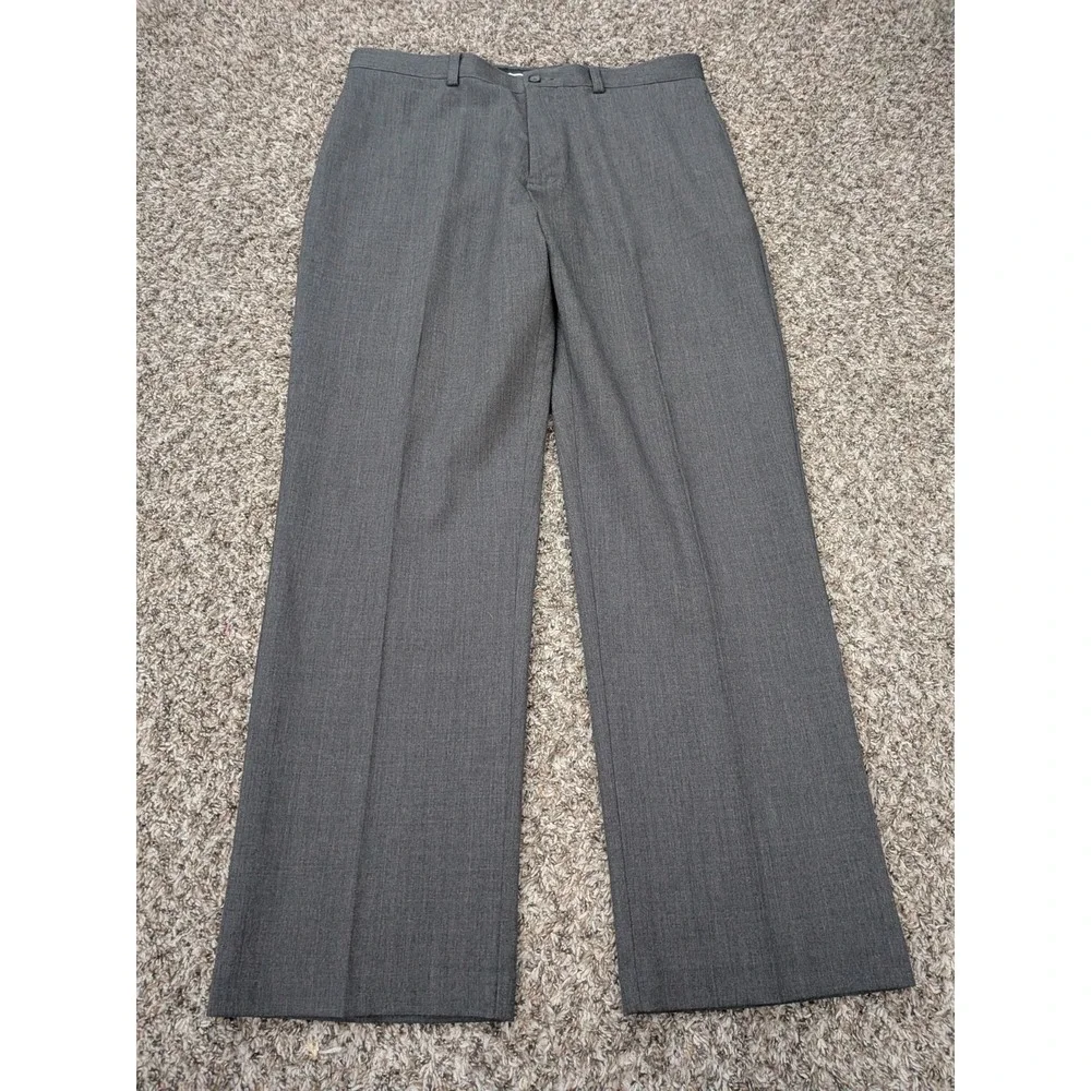 J. Crew Classic Fit Wool Blend‎ Suit Pants Dress Pant Gray Men 34/30 (Tag 35)